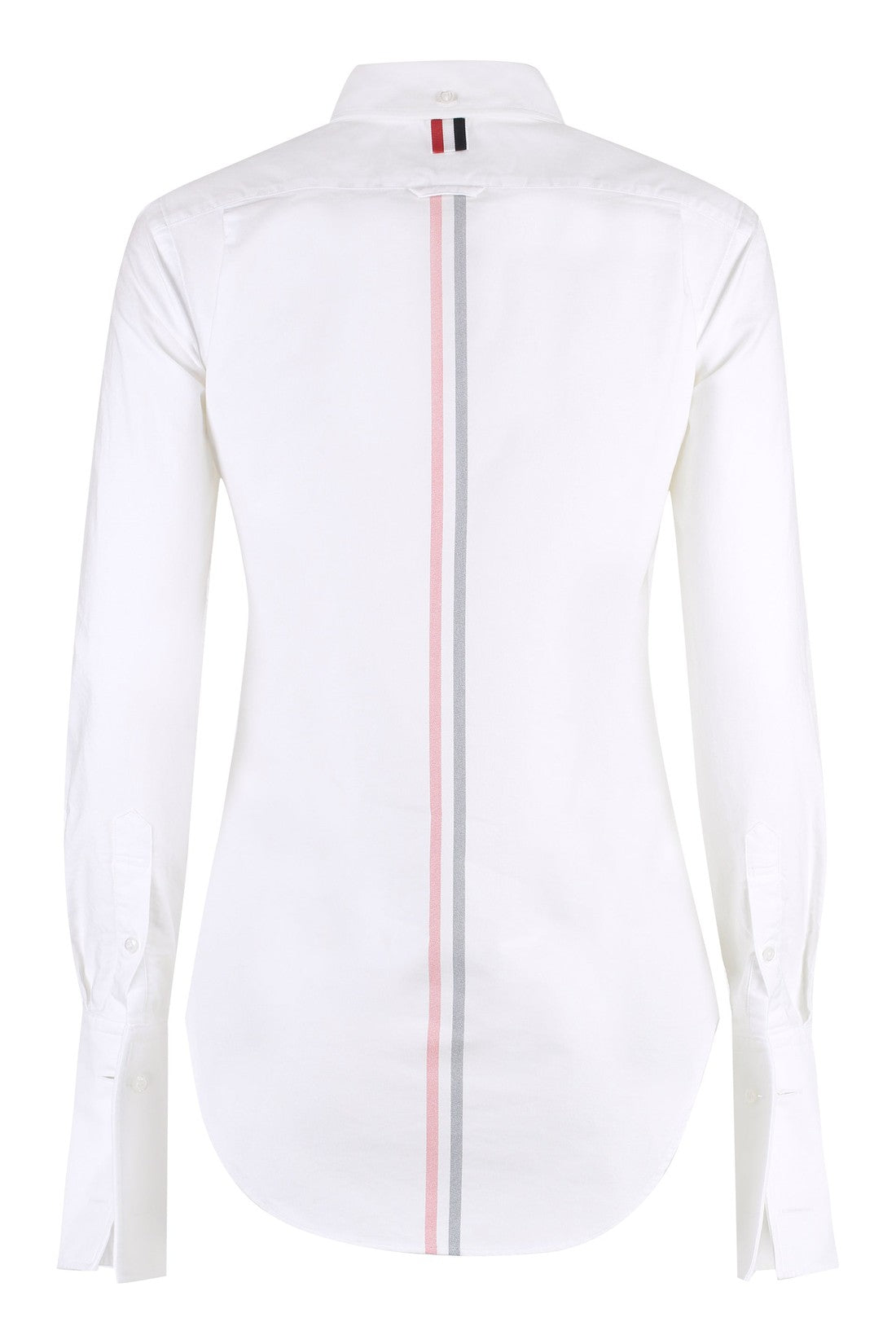 Thom Browne-OUTLET-SALE-Button-down collar cotton shirt-ARCHIVIST
