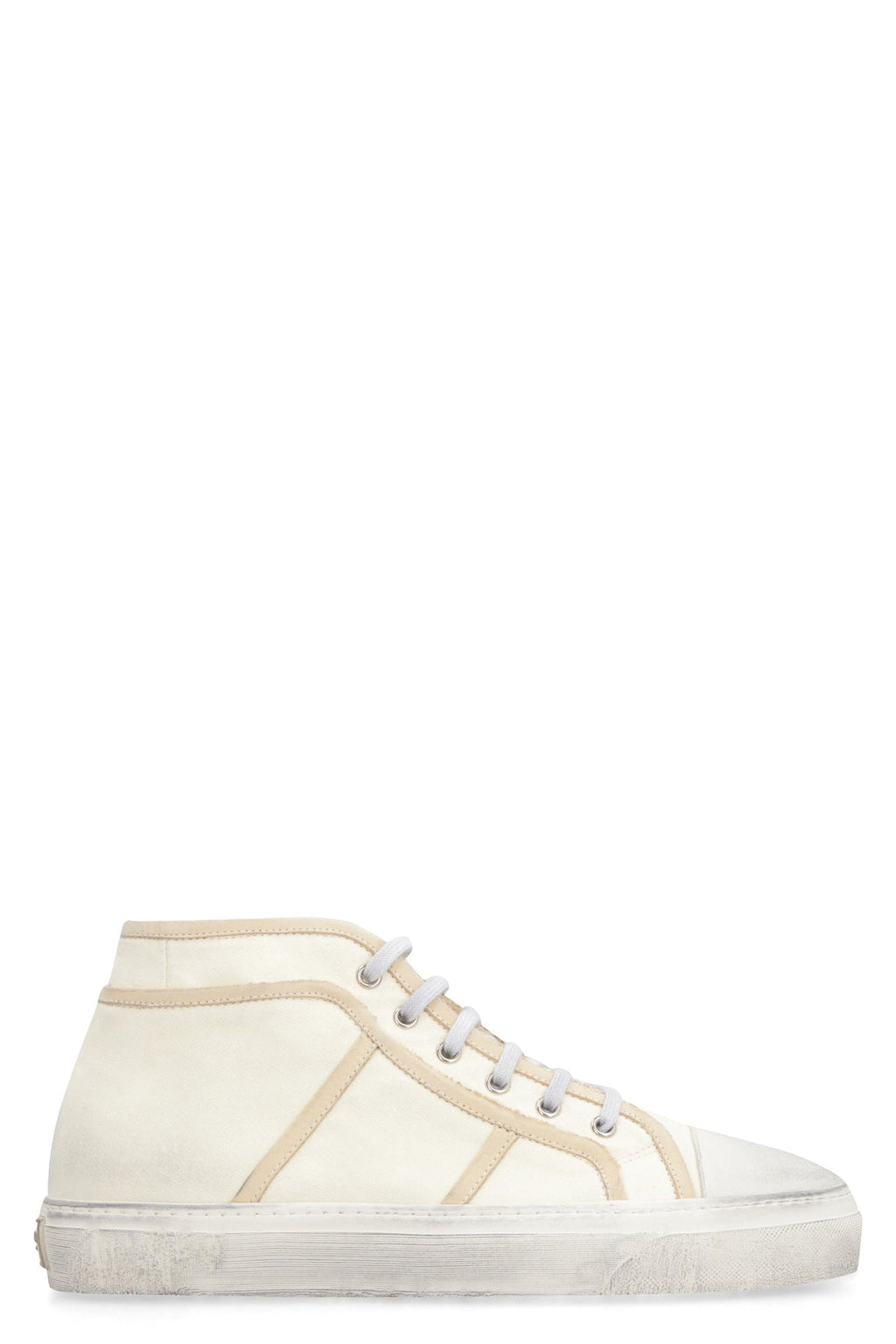 Dolce & Gabbana-OUTLET-SALE-Canvas mid-top sneakers-ARCHIVIST