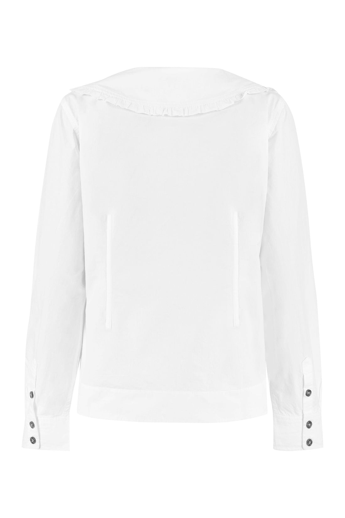 GANNI-OUTLET-SALE-Cotton poplin shirt-ARCHIVIST