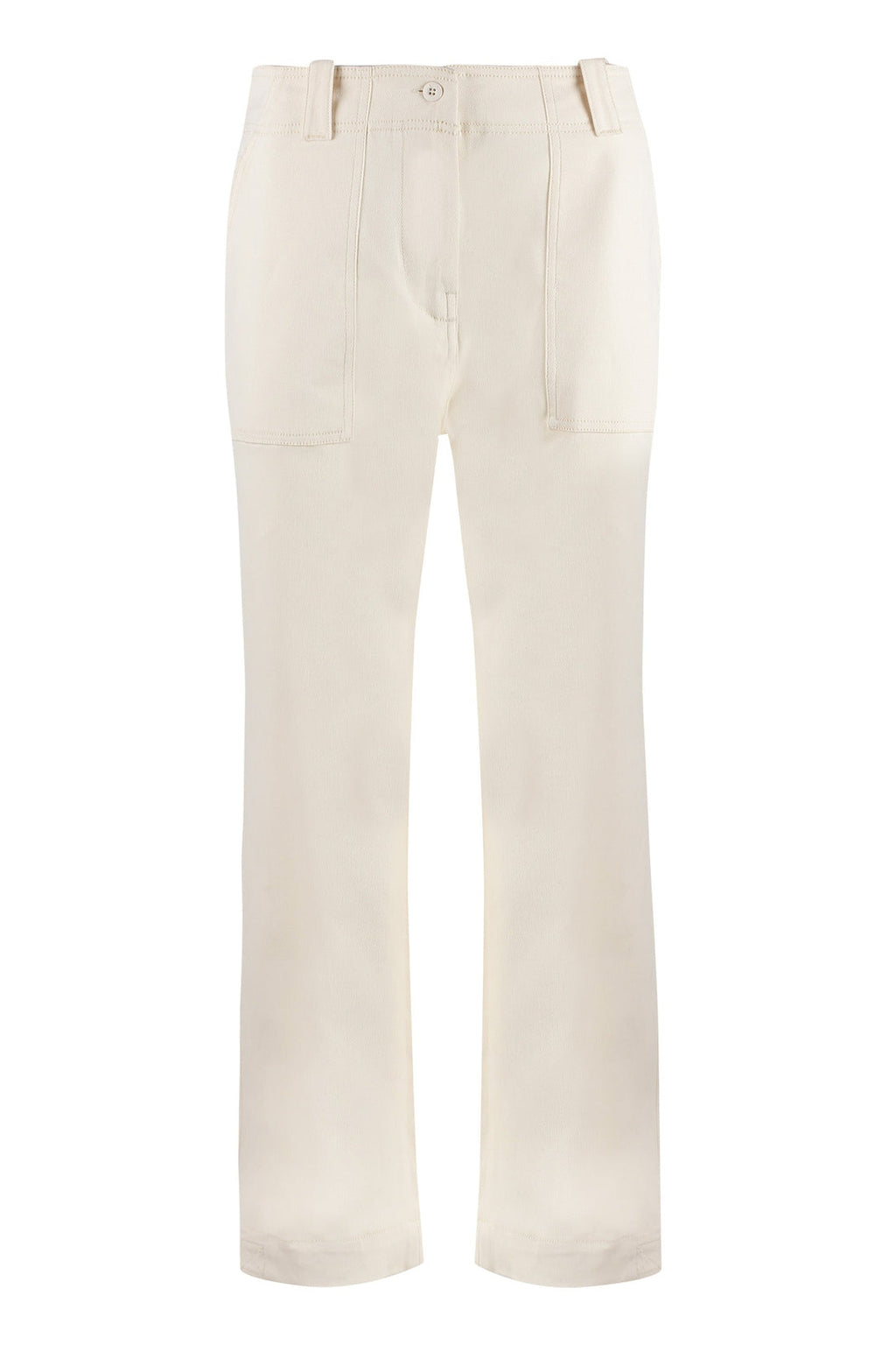 Weekend Max Mara-OUTLET-SALE-Eros stretch cotton trousers-ARCHIVIST
