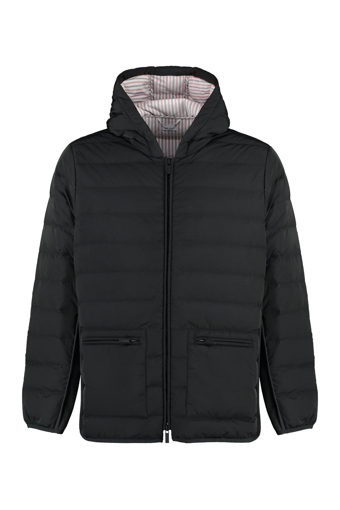 Thom Browne-OUTLET-SALE-Hooded down jacket-ARCHIVIST