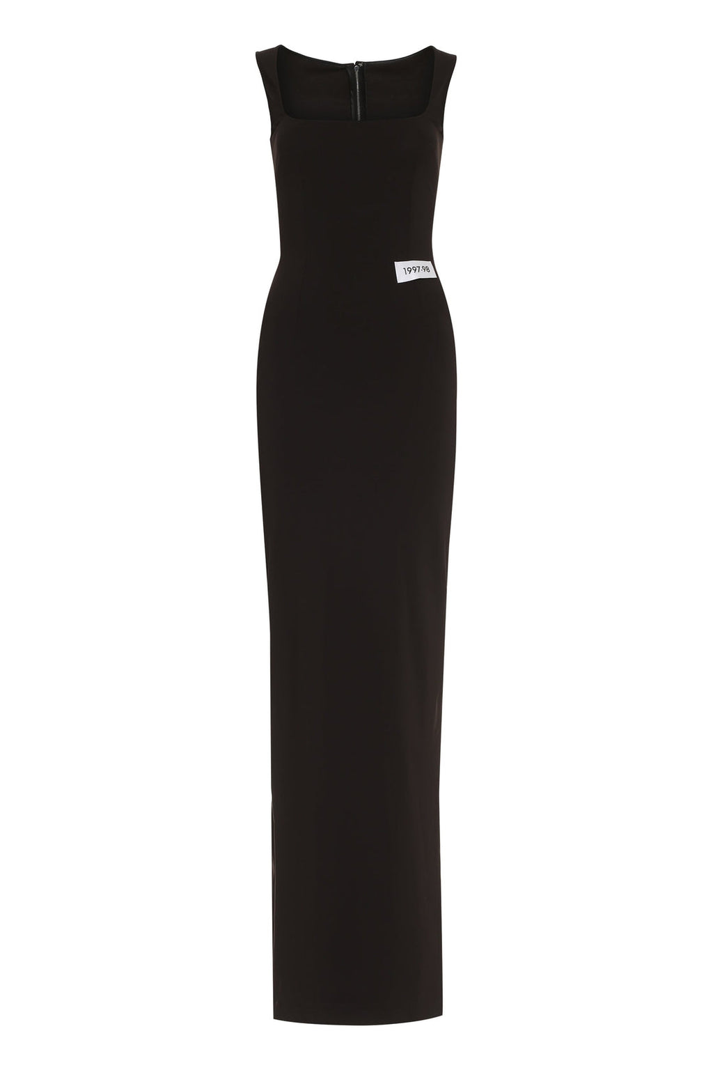 Dolce & Gabbana-OUTLET-SALE-Long dress in stretch jersey-ARCHIVIST