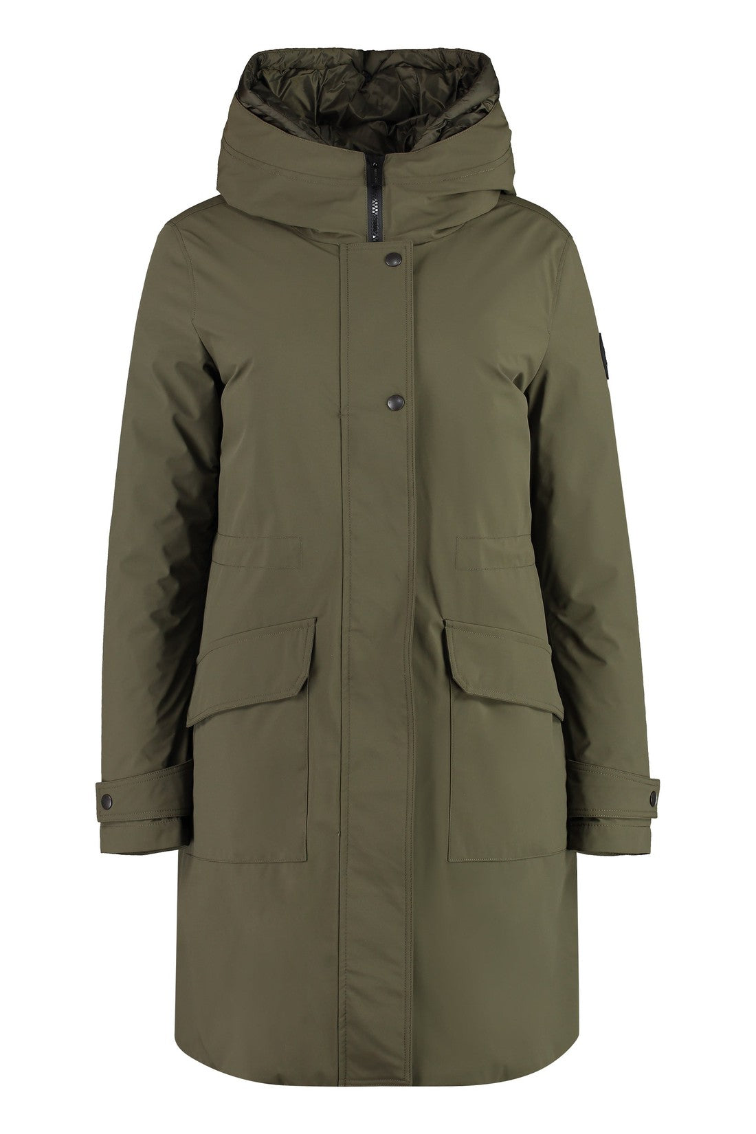 Woolrich-OUTLET-SALE-Military technical fabric parka with internal removable down jacket-ARCHIVIST