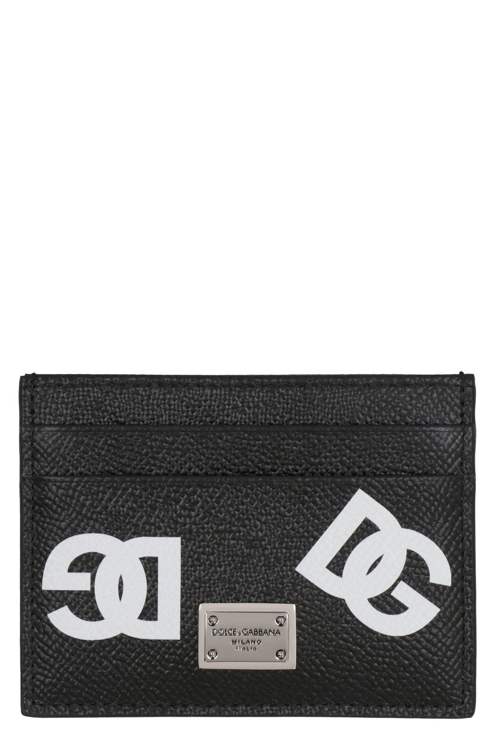 Dolce & Gabbana-OUTLET-SALE-Printed leather card holder-ARCHIVIST
