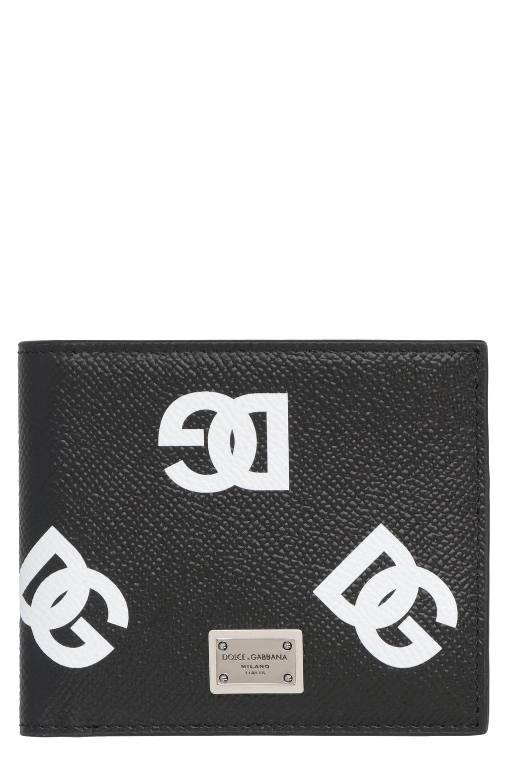 Dolce & Gabbana-OUTLET-SALE-Printed leather wallet-ARCHIVIST