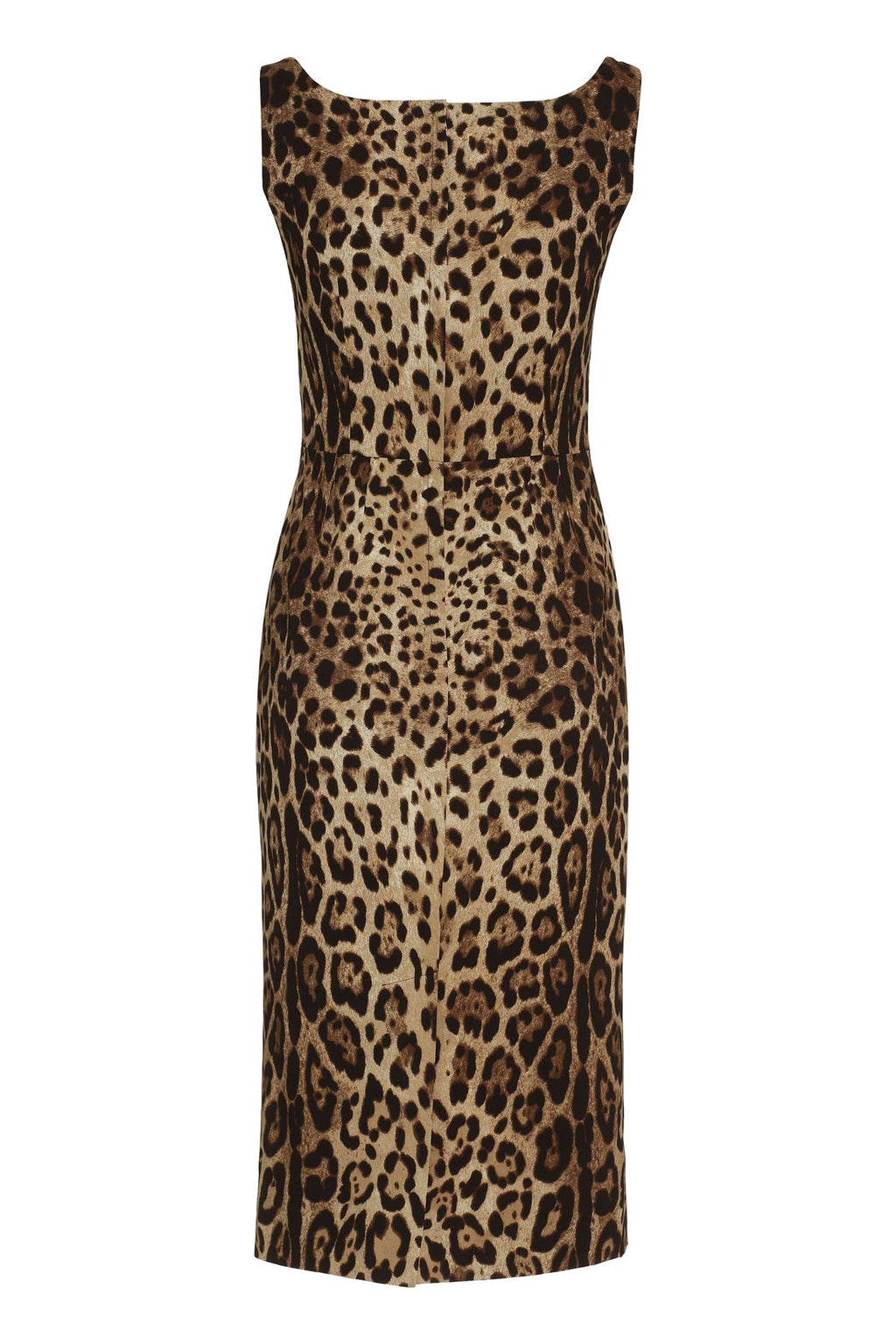 Dolce & Gabbana-OUTLET-SALE-Printed silk dress-ARCHIVIST