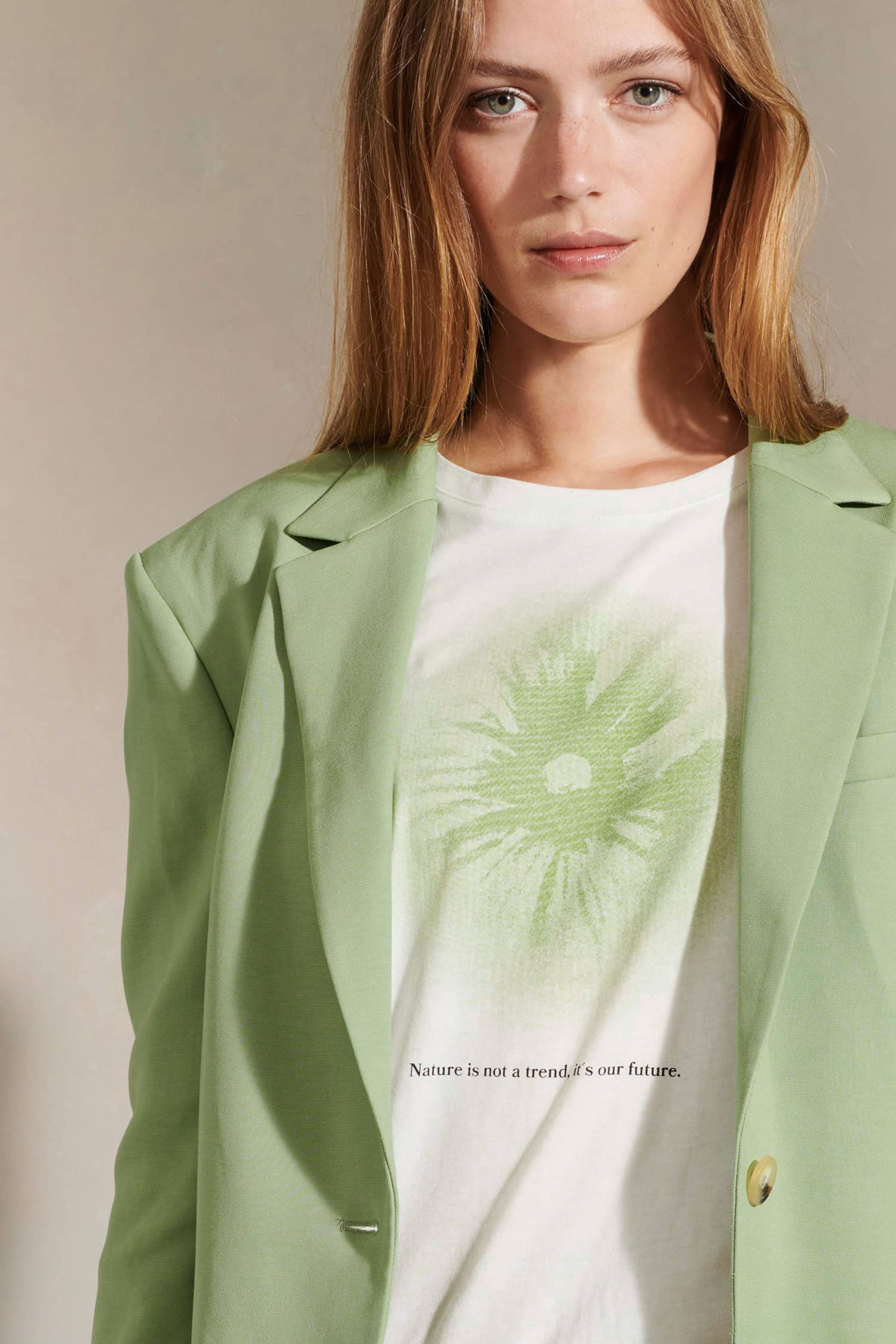 LUISA CERANO-OUTLET-SALE-T-Shirt mit Statement-Slogan-Shirts-by-ARCHIVIST