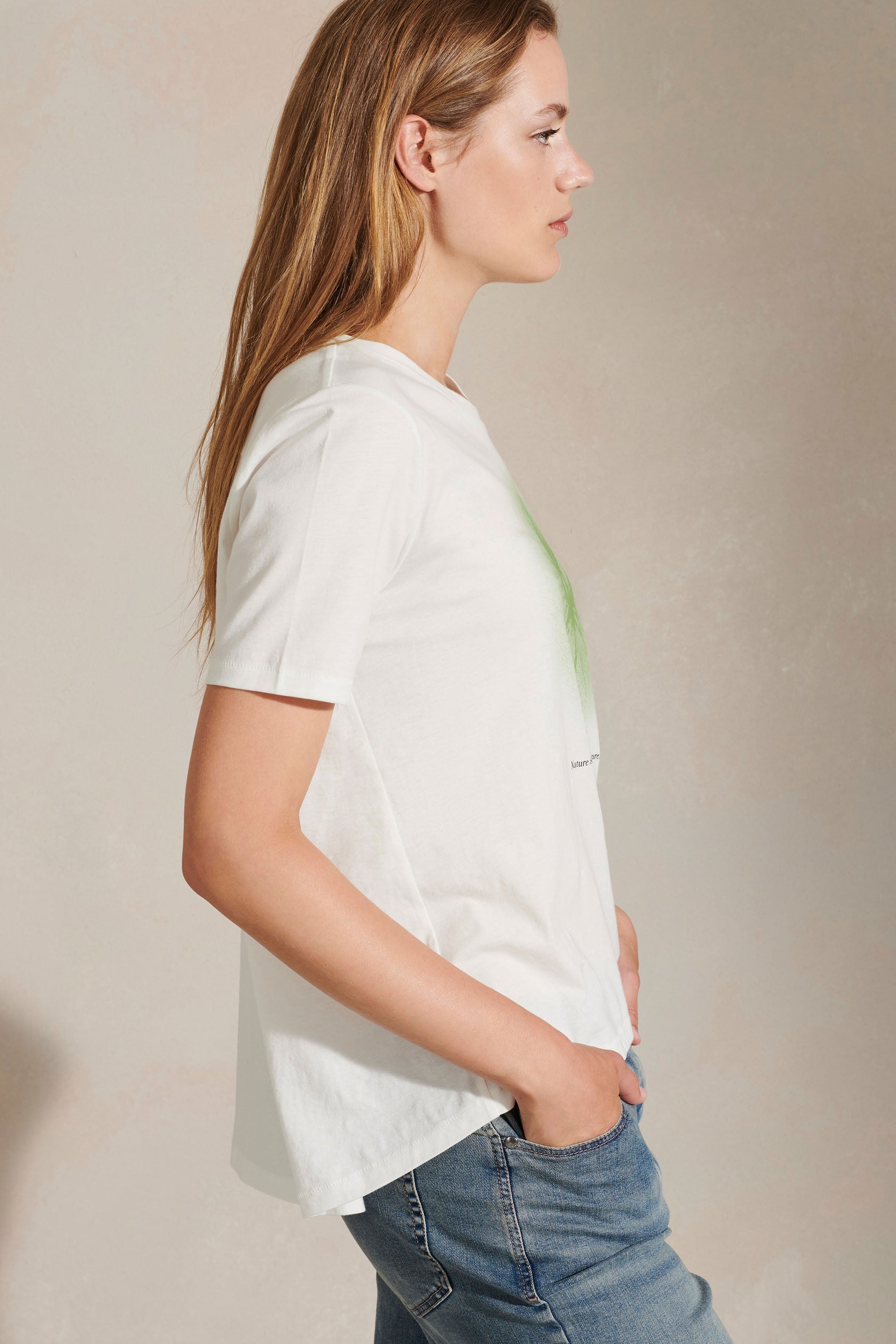 LUISA CERANO-OUTLET-SALE-T-Shirt mit Statement-Slogan-Shirts-by-ARCHIVIST